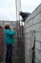 Local workers at church site