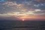 Sunset at the Ecuadorian beach