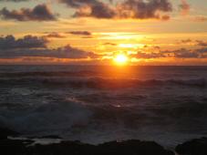 Sunset at the Oregon Coast